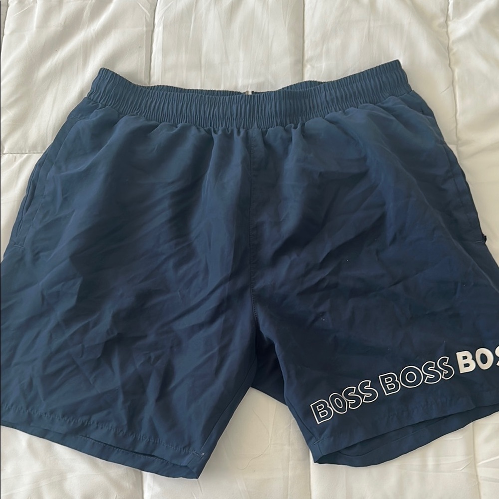 BOSS Navy Blue Shorts